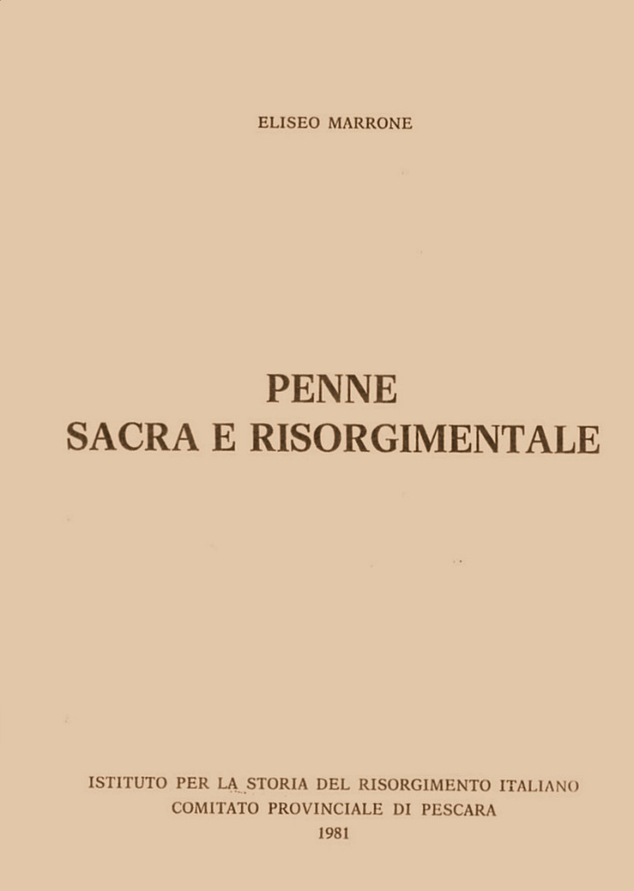 1981 - PENNE SACRA E RISORGIMENTALE